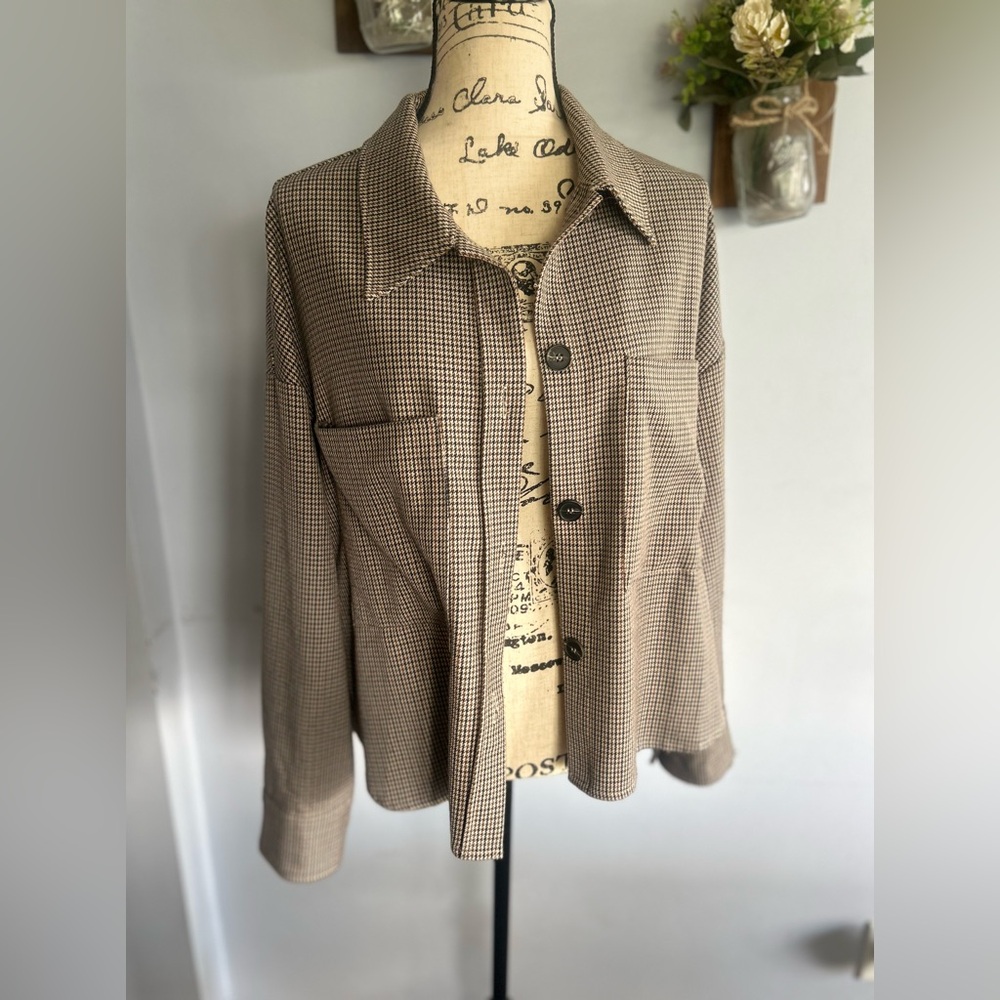 Dress Fórum los ángeles shacket hi-lo hem‎ oversized pockets lagenlook